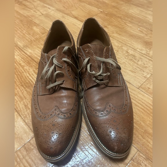 Johnston & Murphy Wingtip Oxford Shoes Mens Size 8.5 M Handcrafted In Italy main image 10